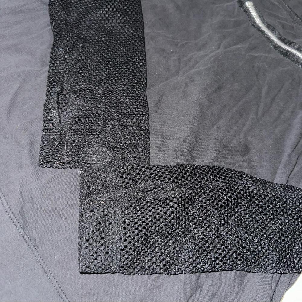 Tripp NYC Black Top with Mesh Sleeves & Front Zipper Design - Picture 14 of 16